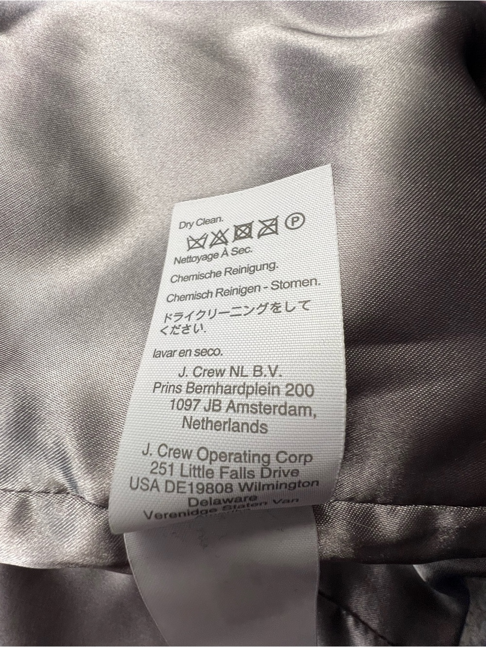 J. CREW Nello Gori Toscana Coat Italian Stadium-Cloth Wool Blend Size 10 Gray - Picture 7 of 14